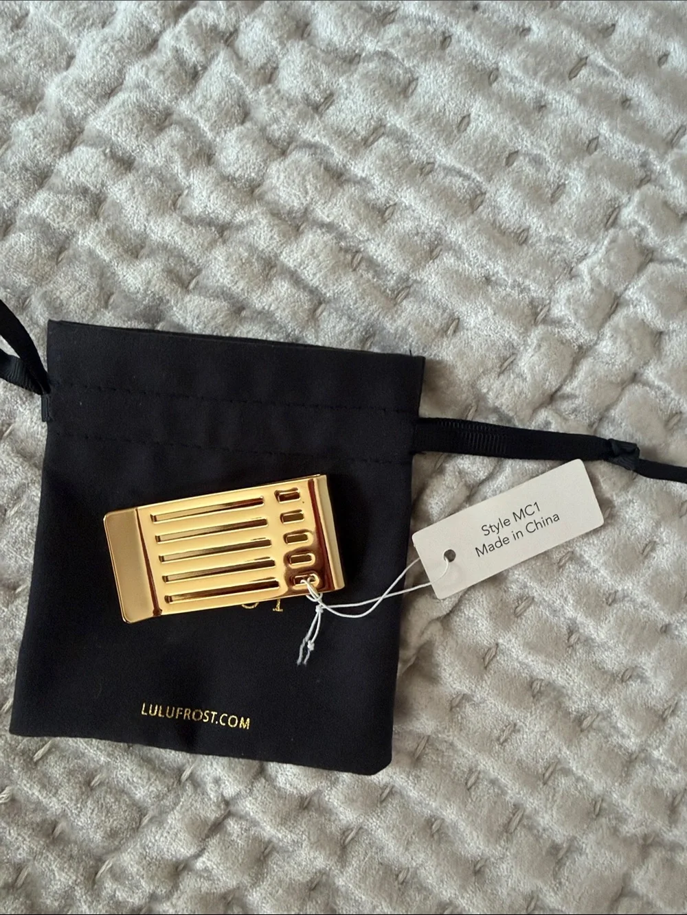NWT Lulu Frost Money Clip